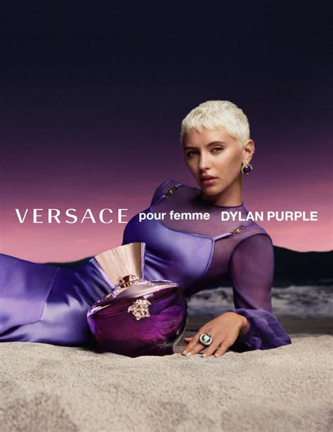 versace purple dylan model|versace perfume commercial model.